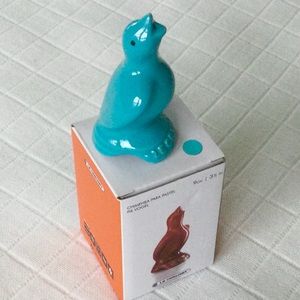 NIB FLAWLESS Le Creuset Turquoise Blue Pie Bird